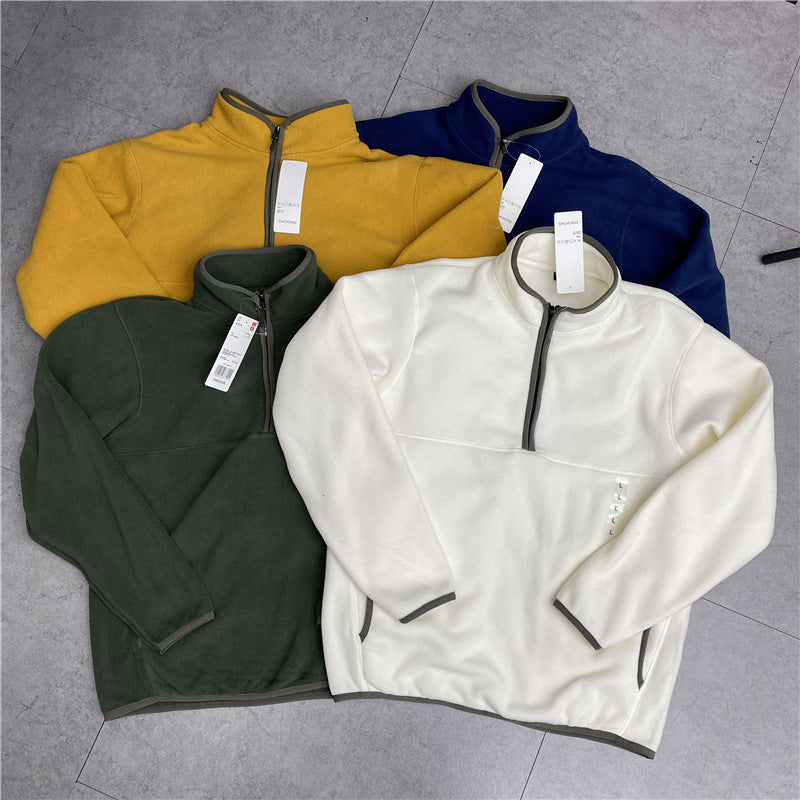 Zip-Up Fleece Thermal Sweatshirt Jacket