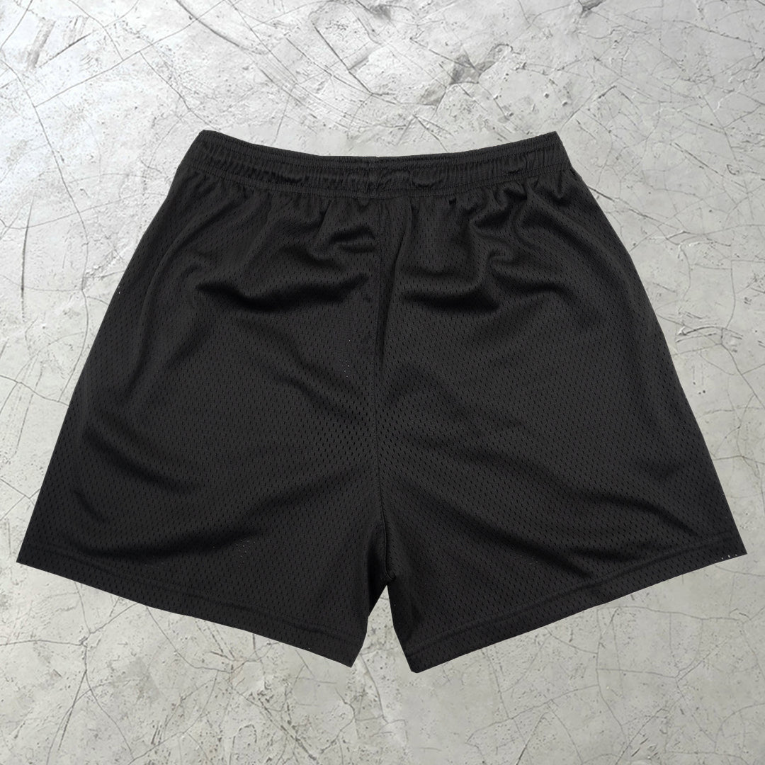 Retro Street Loose Mesh Shorts