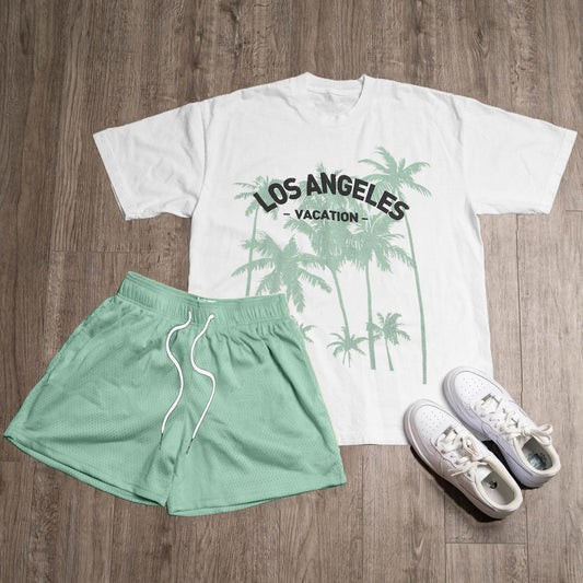 Los Angeles Print Two-Piece Set