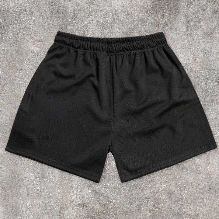 Comfortable Street Basketball Pattern Retro Shorts