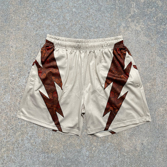 Fashion Lightning Casual Sports Print Shorts