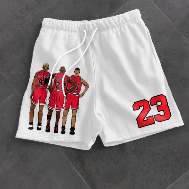 Retro hip hop trendy sports basketball shorts