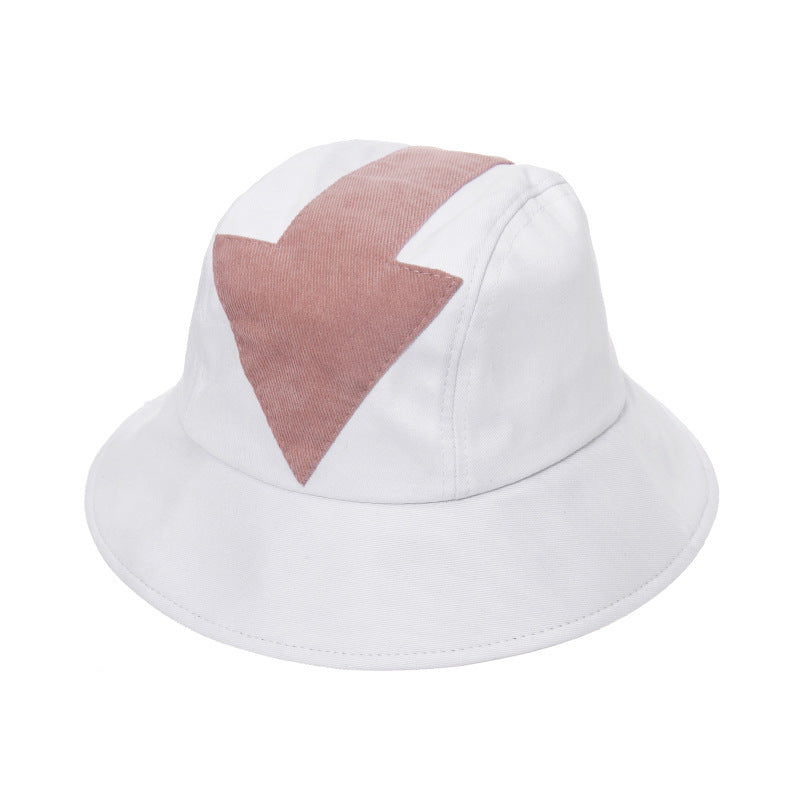 Arrow personality street trend teddy velvet basin warm hat