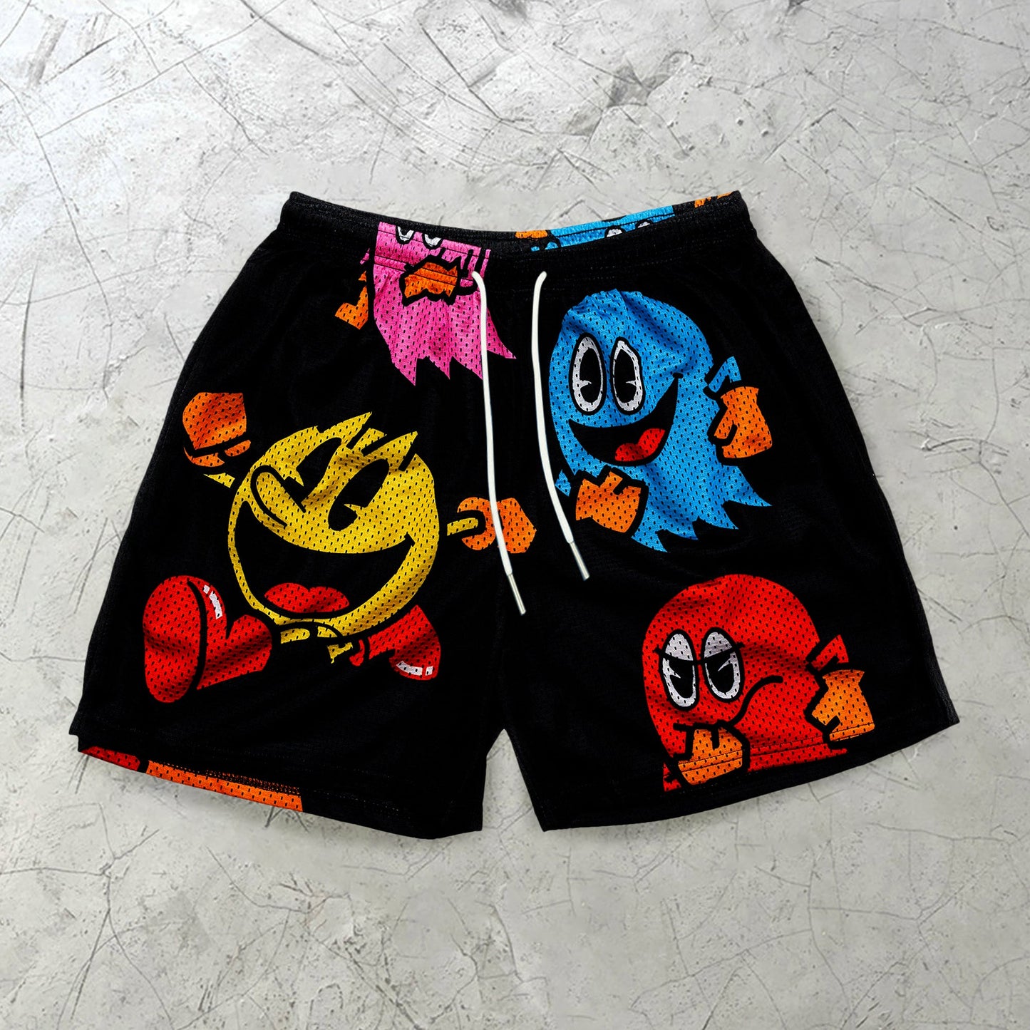 Cartoon personality trend casual retro fashion shorts