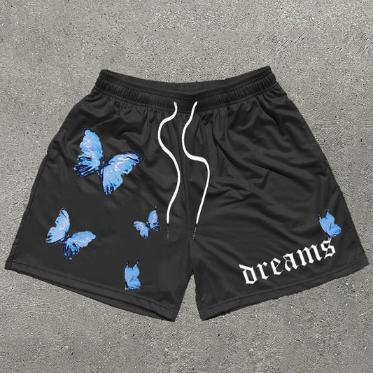 Dreams Print Mesh Shorts