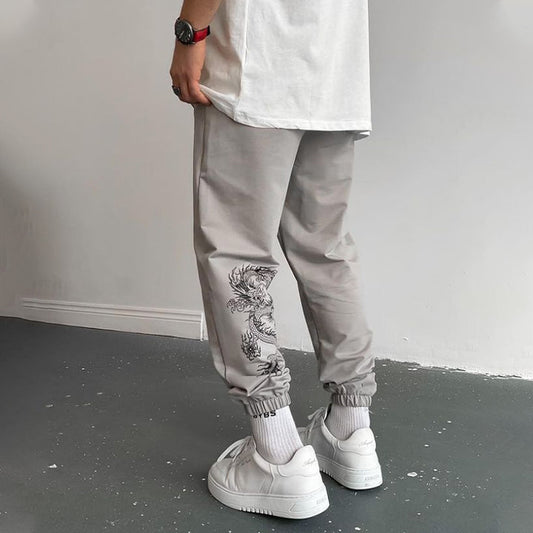 graphic-print elasticated sweatpants