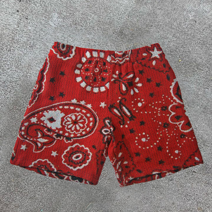 Vintage Paisley Fashion Shorts