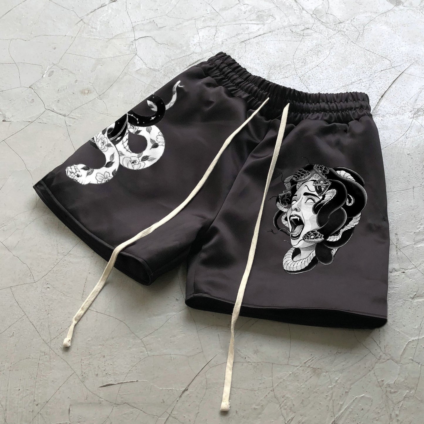 Vintage Fashion Medusa Shorts