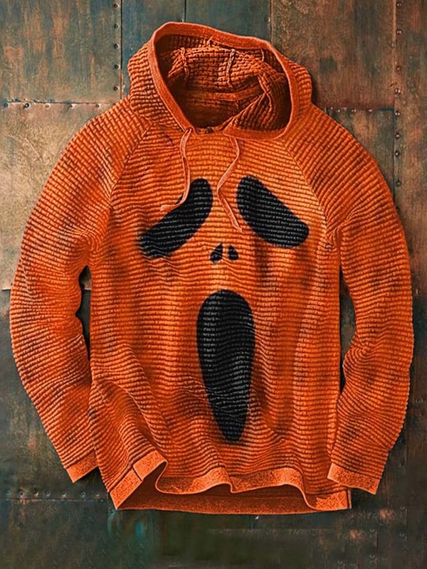 Men's Fashion Casual Long Sleeve Printed Hoodie