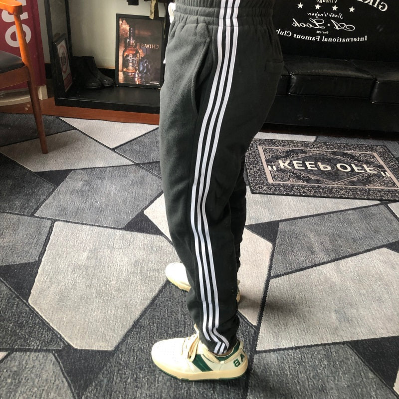 Striped Fleece Sweatpants