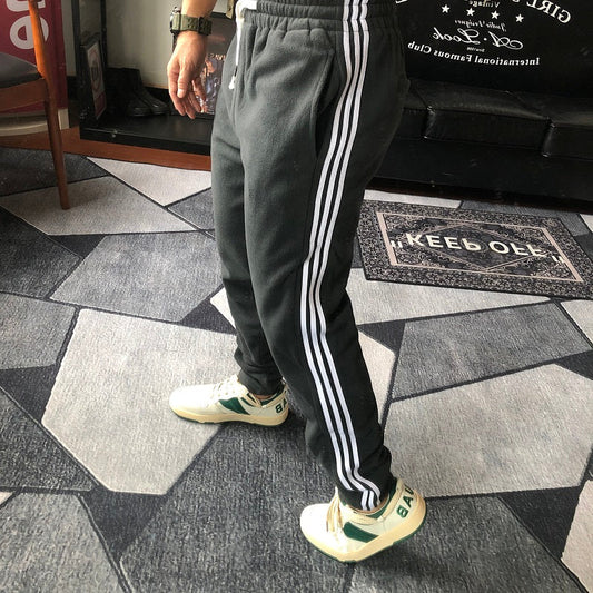 Striped Fleece Sweatpants