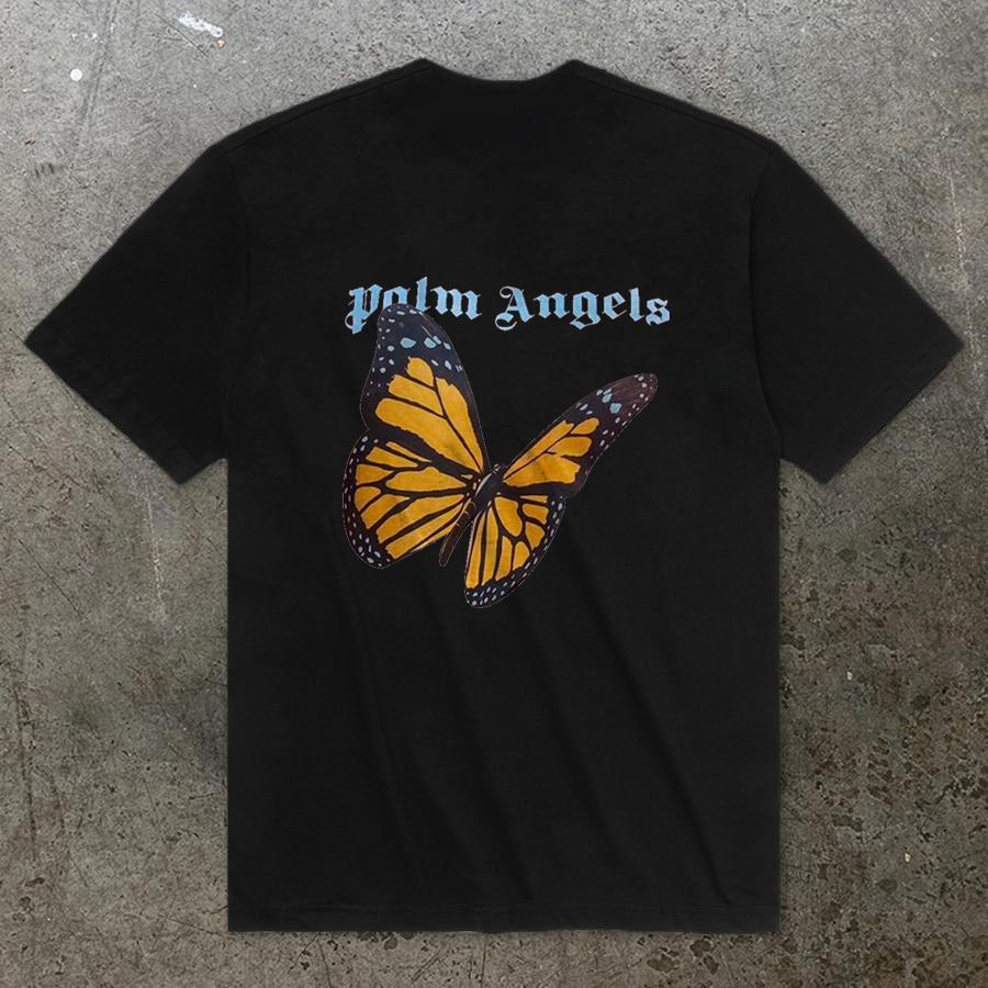 Street butterfly print T-shirt