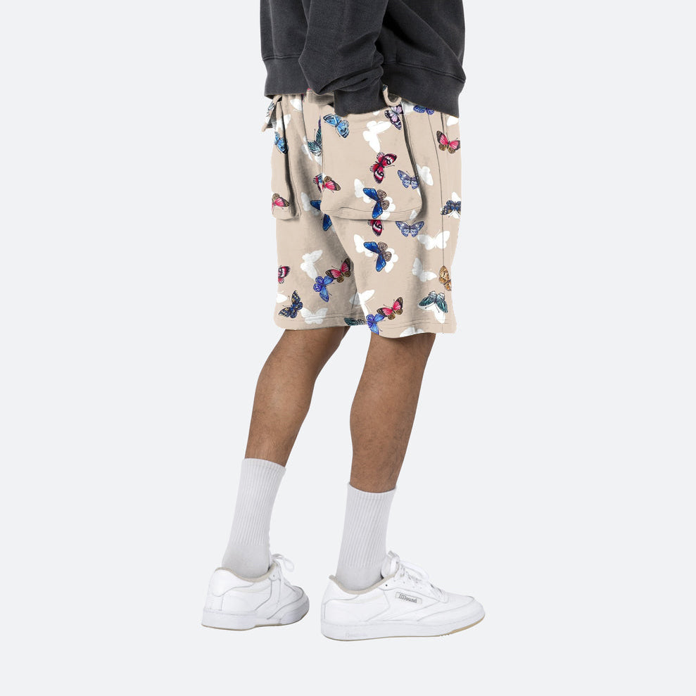 Tide brand retro butterfly street shorts