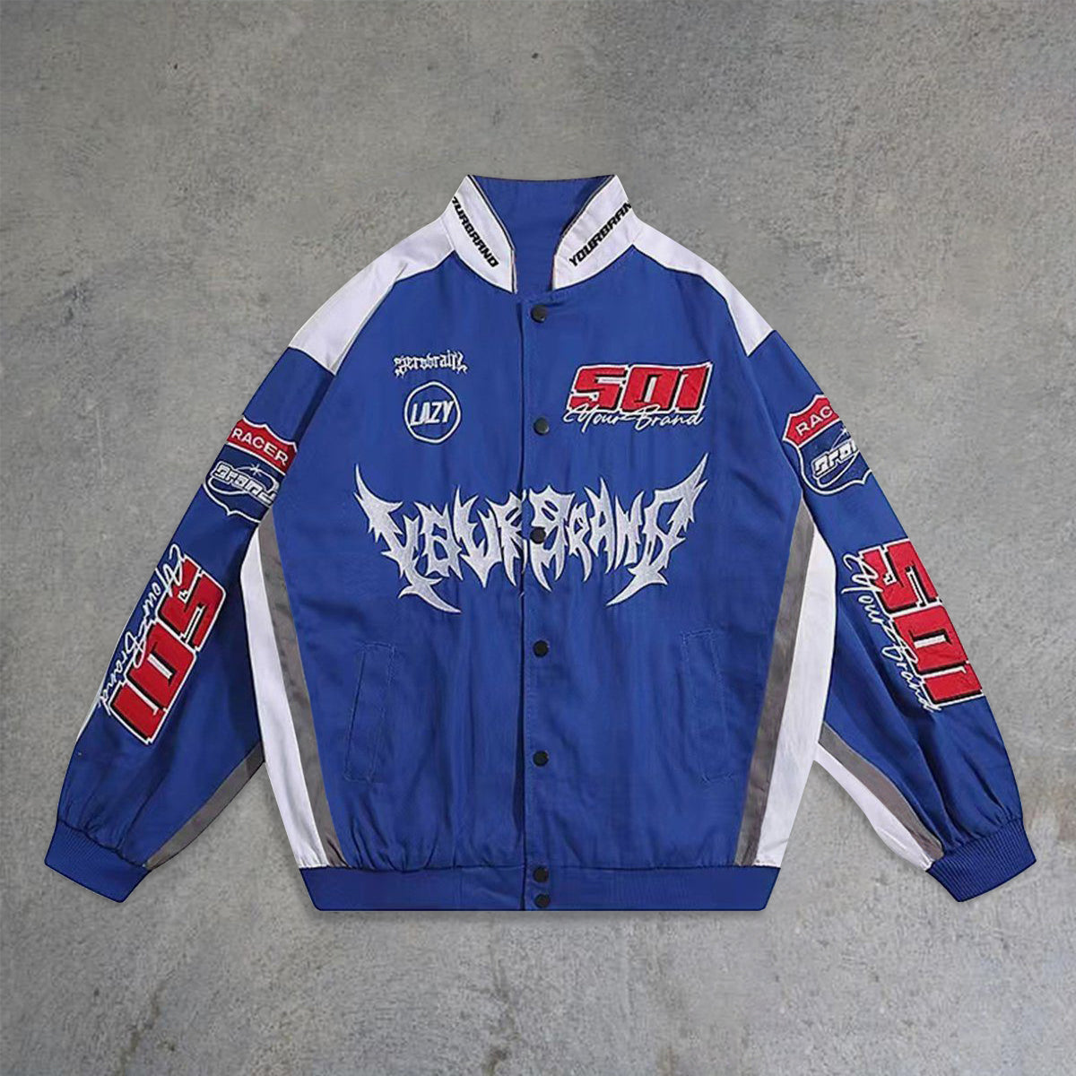 Retro Street Hip Hop Racing Jacket