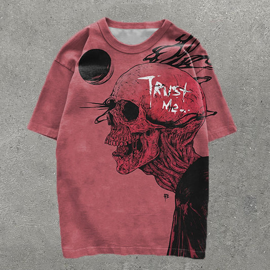 Trust Me Print Short Sleeve T-Shirt