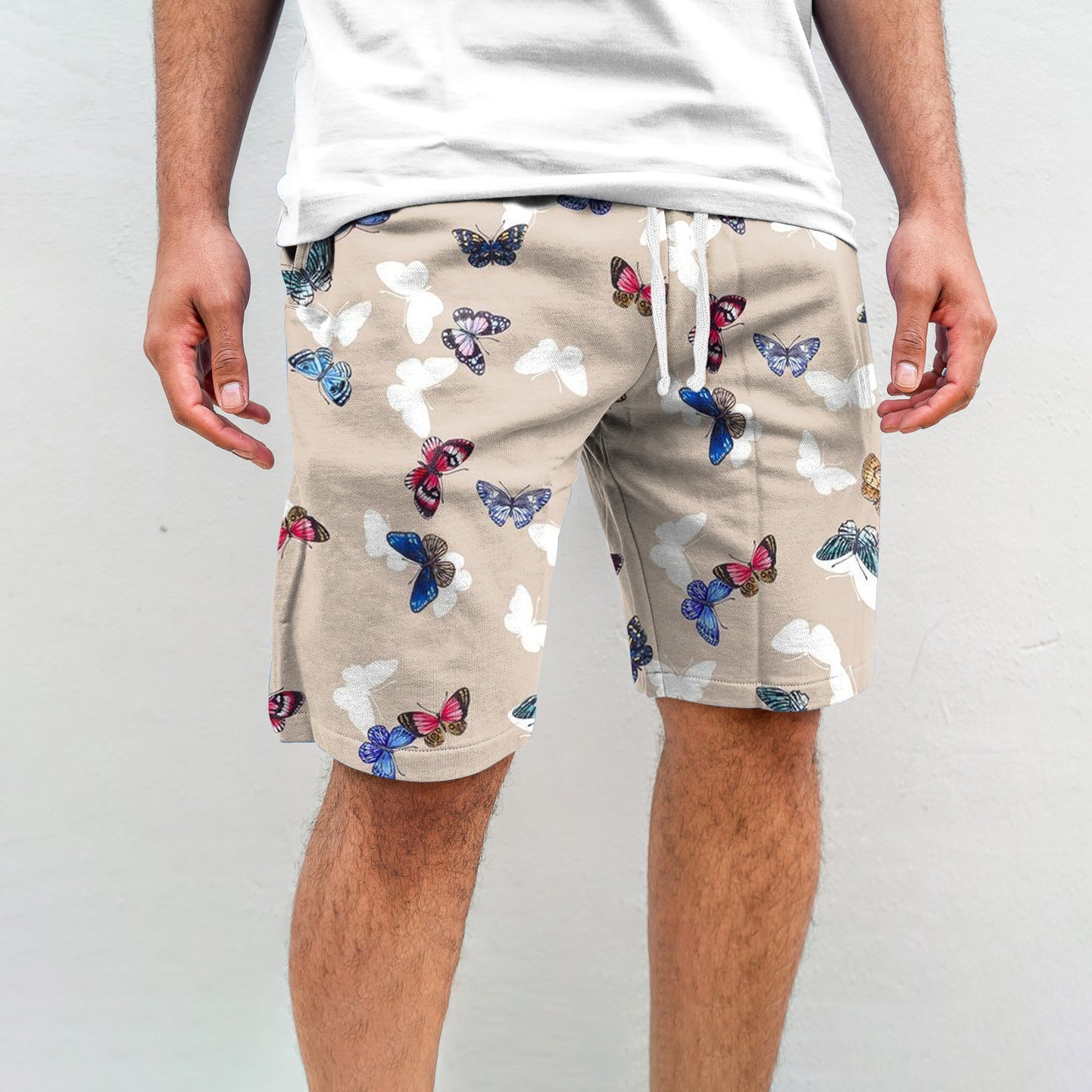 Tide brand retro butterfly street shorts