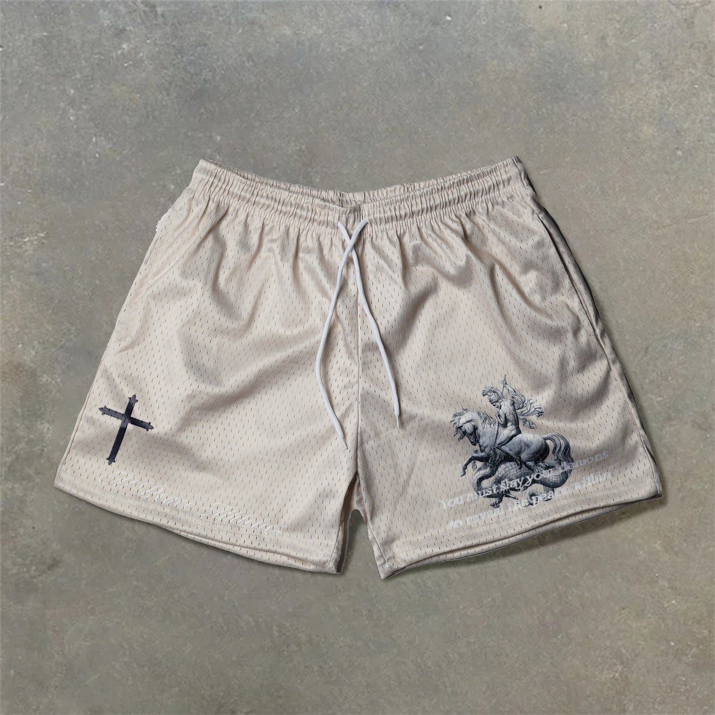 Casual Angel Cross Stretch Shorts