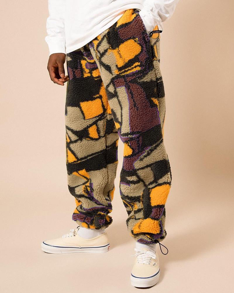 Retro Street Fleece Cuffed Trousers