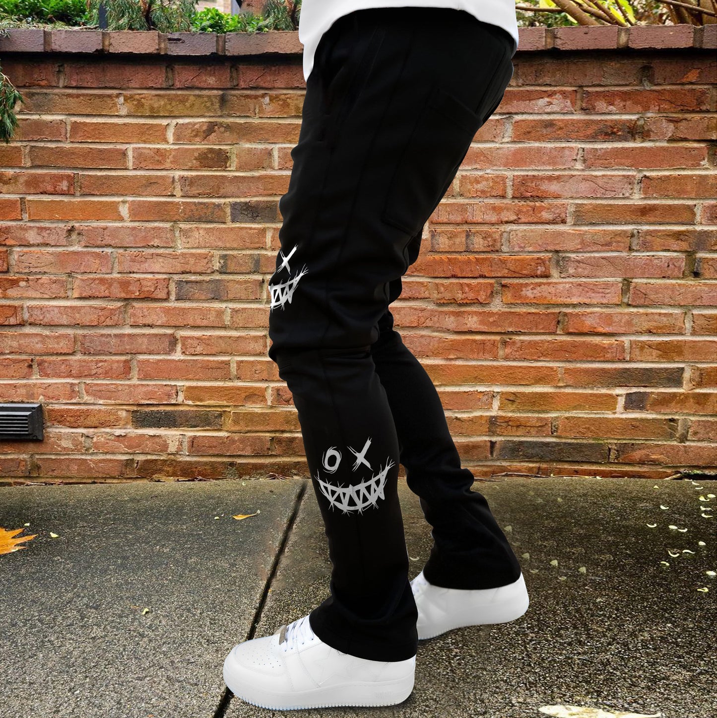 Street style trendy printed casual sports trousers