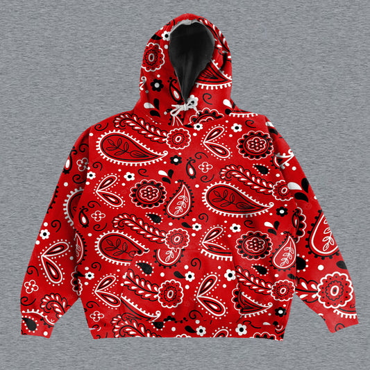 Fashion Print Long Sleeve Hoodie