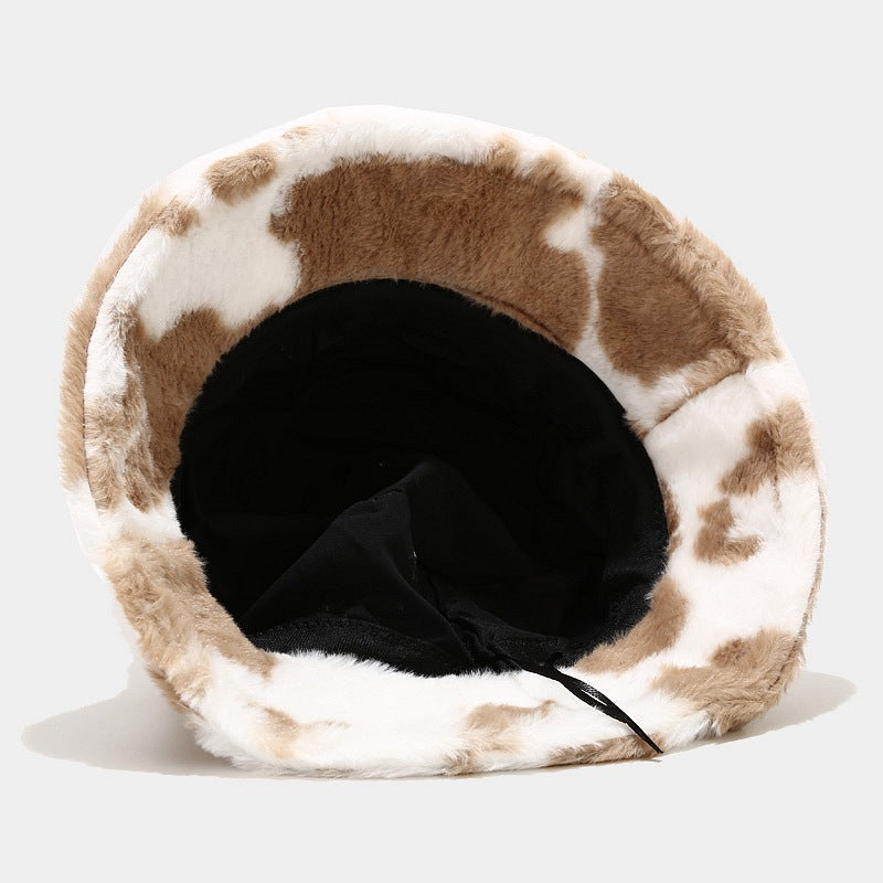 Cow Fashion Plush Thickened Warm Pot Hats