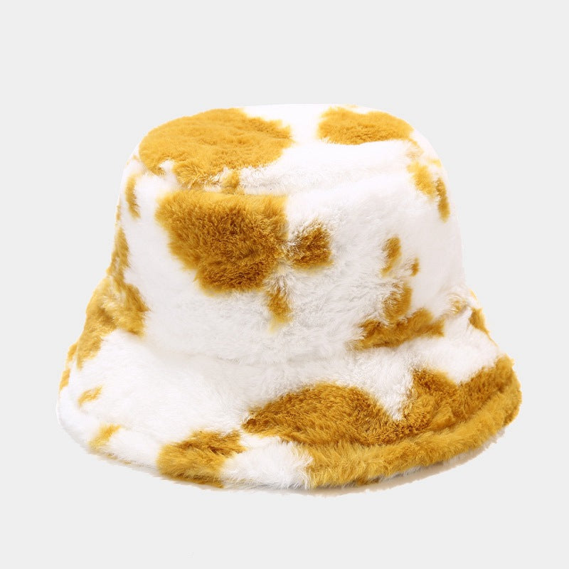 Cow Fashion Plush Thickened Warm Pot Hats