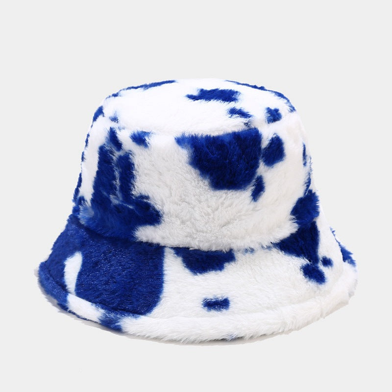 Cow Fashion Plush Thickened Warm Pot Hats