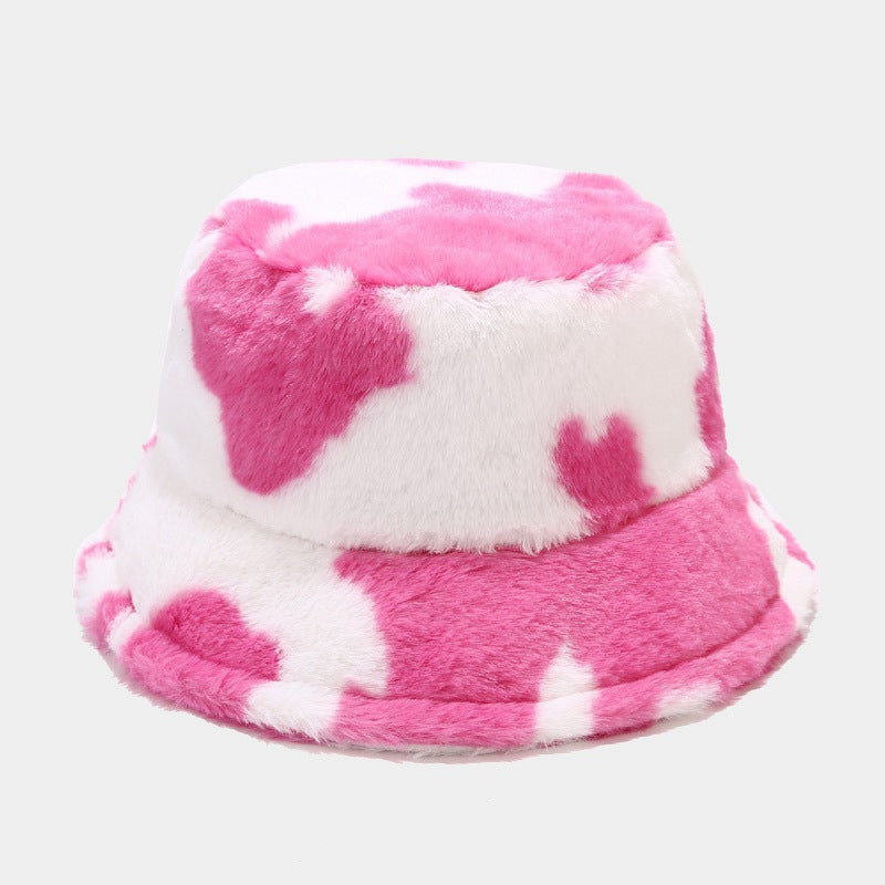 Cow Fashion Plush Thickened Warm Pot Hats