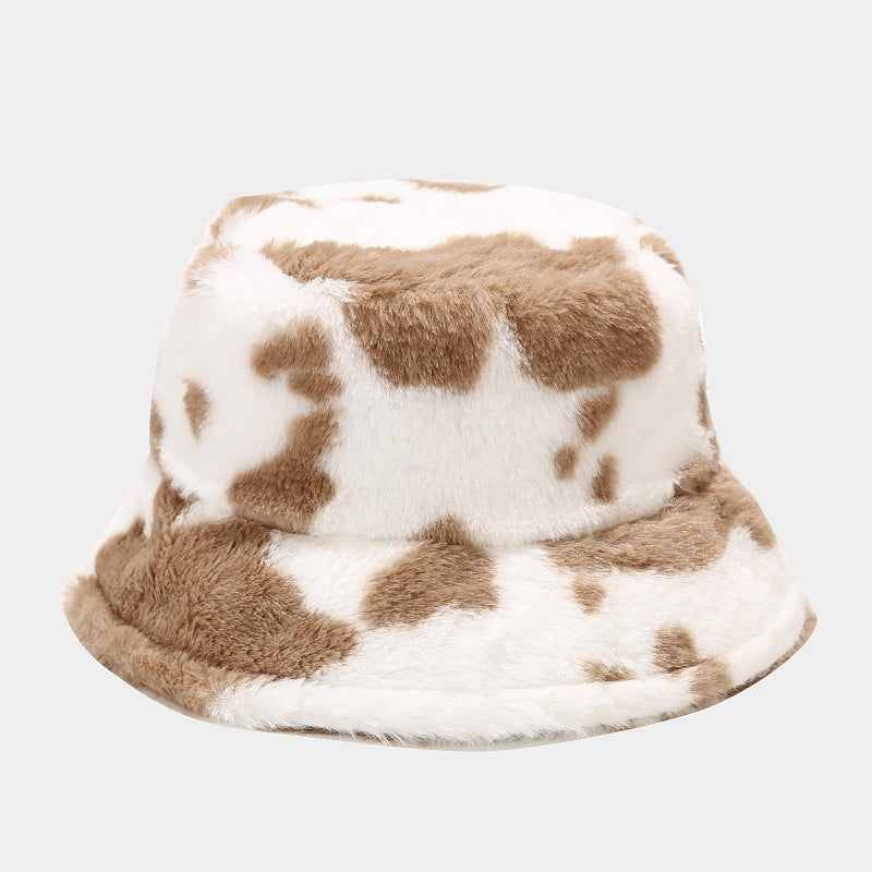 Cow Fashion Plush Thickened Warm Pot Hats