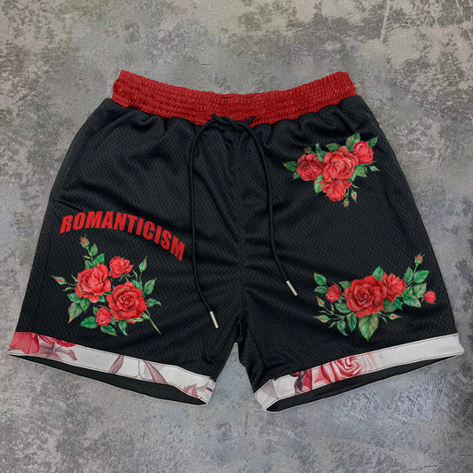 Romantic Rose Mesh Shorts