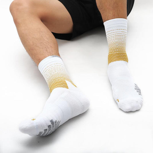 High-top towel basketball mid-tube running sports socks