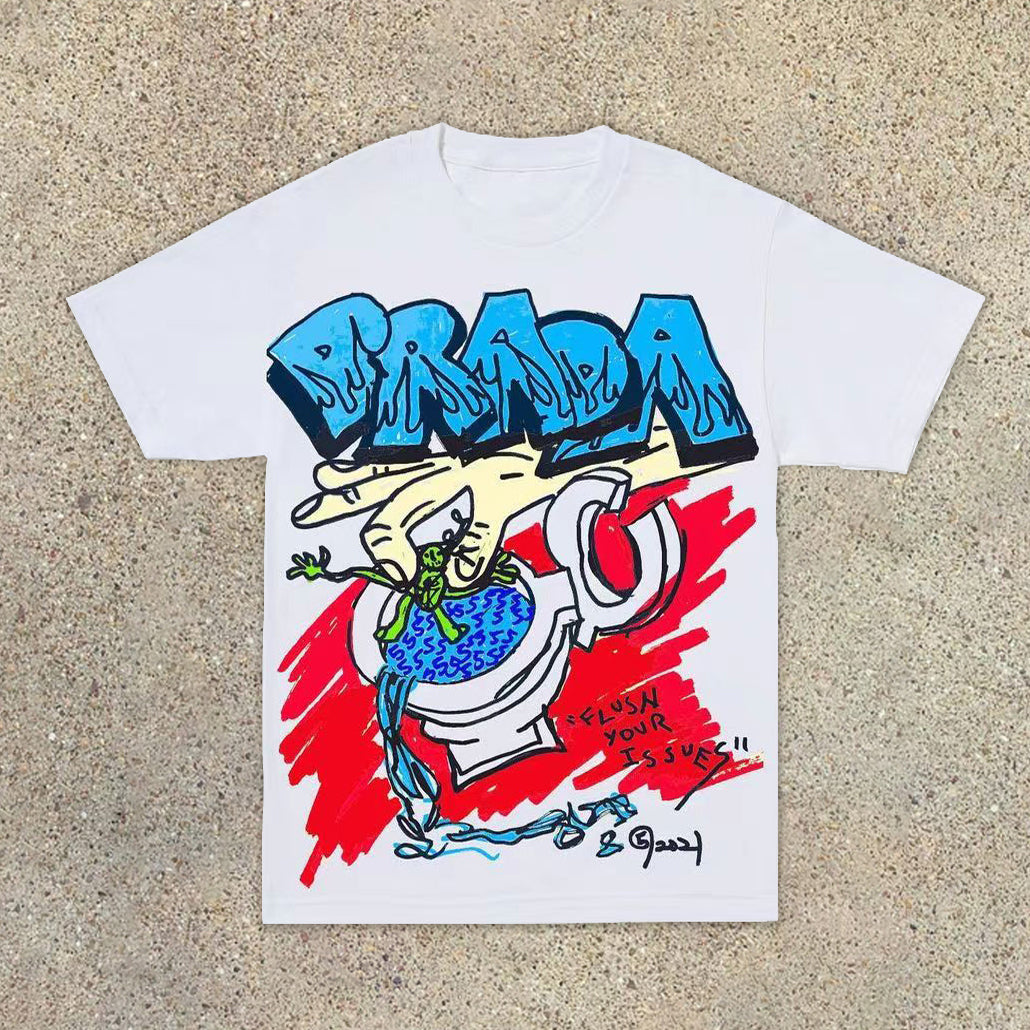 Graffiti casual street T-shirt