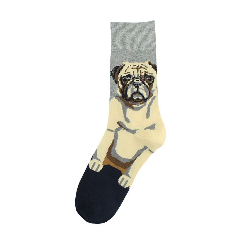 Animal Pug lion orangutan pattern socks socks