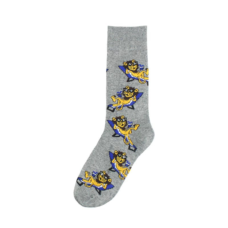 Animal Pug lion orangutan pattern socks socks