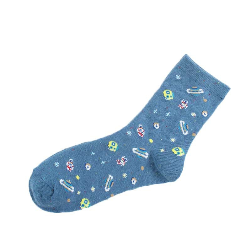 Fashion Planet Socks Medium Tube Cotton Cosmic Socks