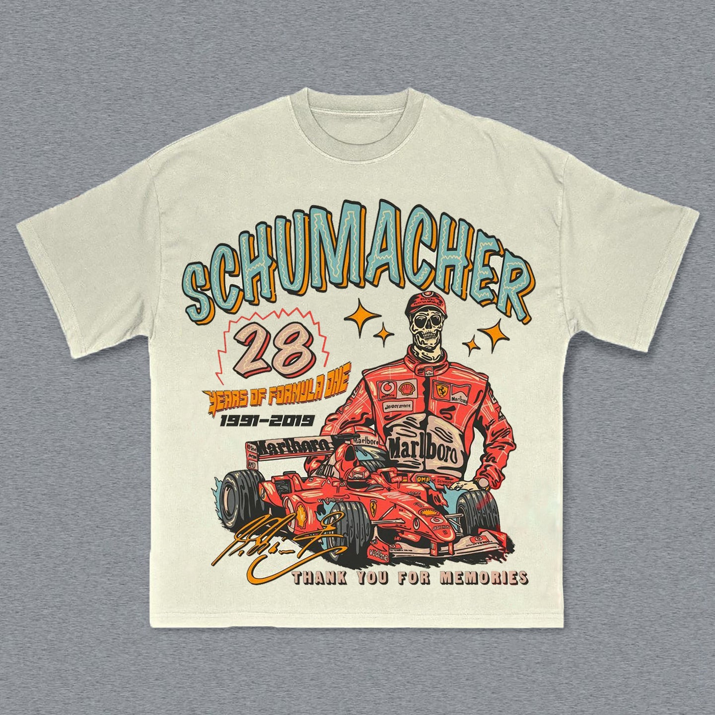 Racer No. 28 Print Short Sleeve T-Shirt