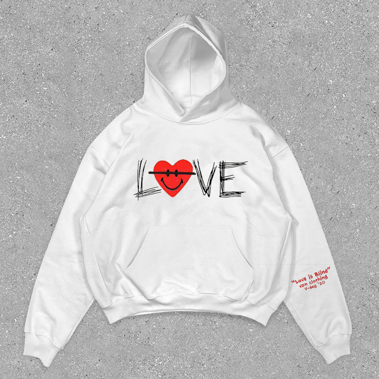 Casual Preppy Letter Print Long Sleeve Hoodie