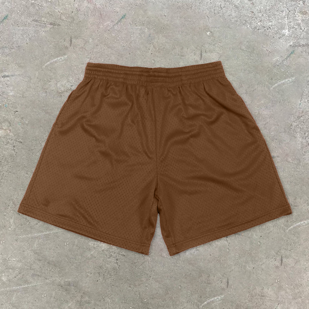 Retro Hip Hop Street Fashion Mesh Shorts