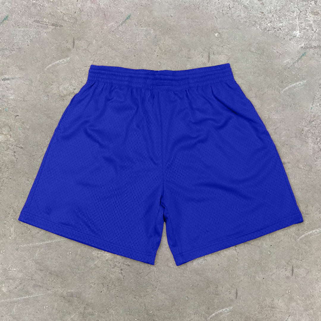 Retro Hip Hop Street Fashion Mesh Shorts