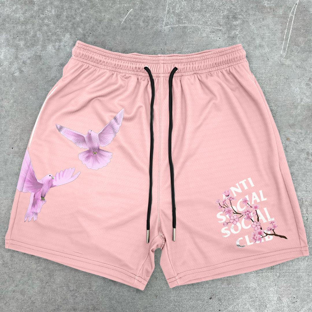 Pink Pigeon Sakura Vintage Street Shorts