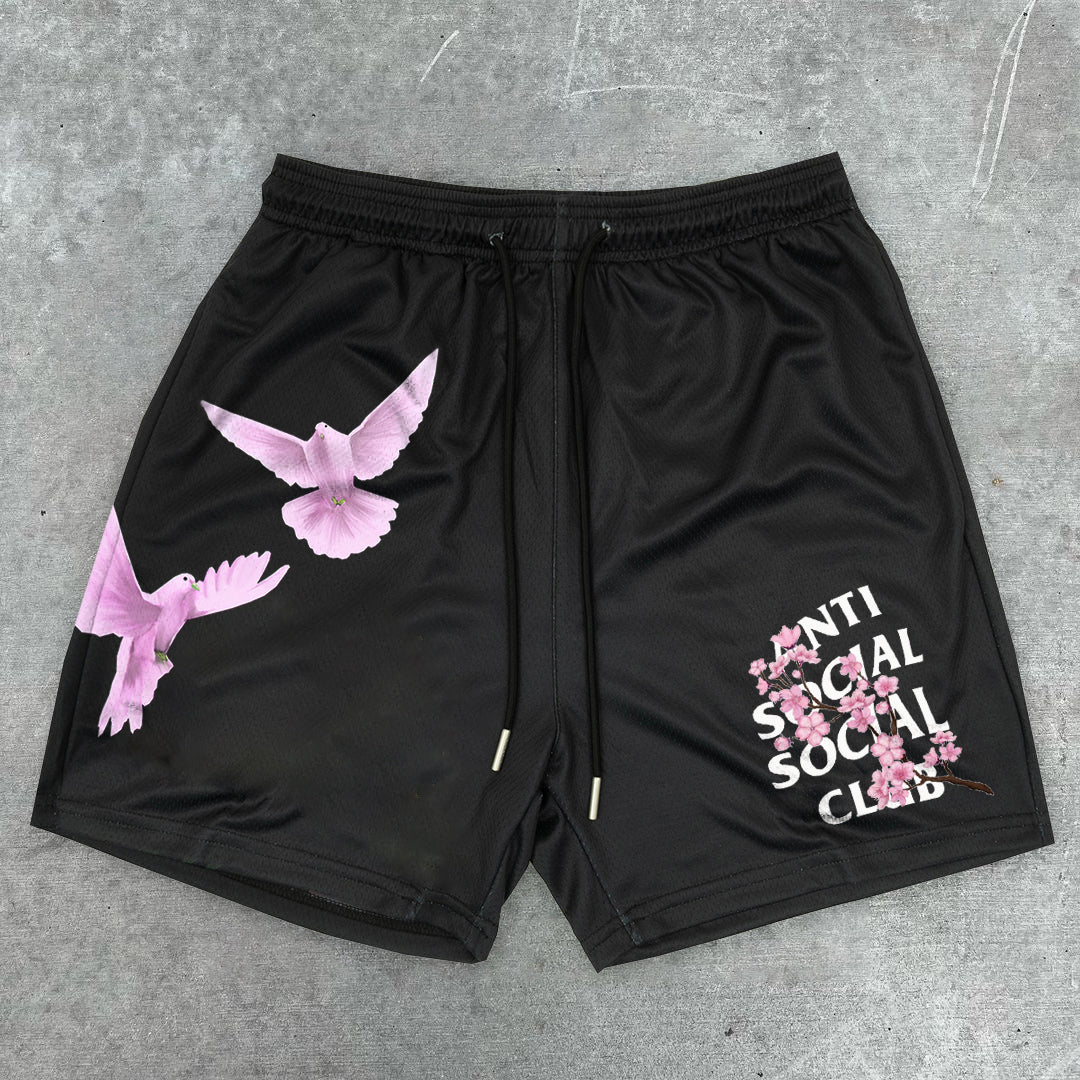 Pink Pigeon Sakura Vintage Street Shorts