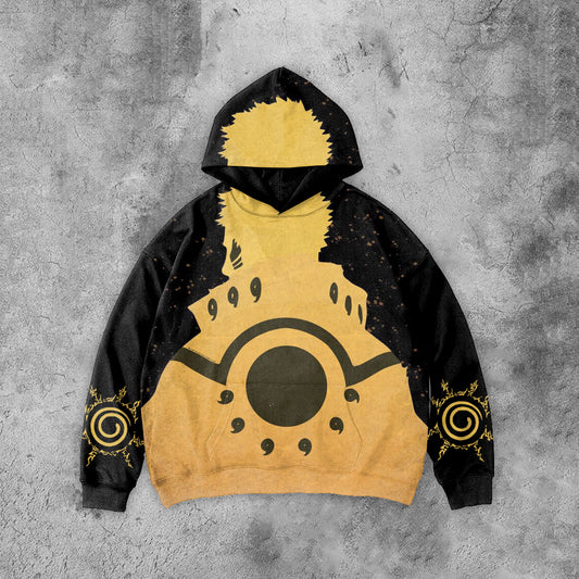 Anime Naruto Pattern Hoodie