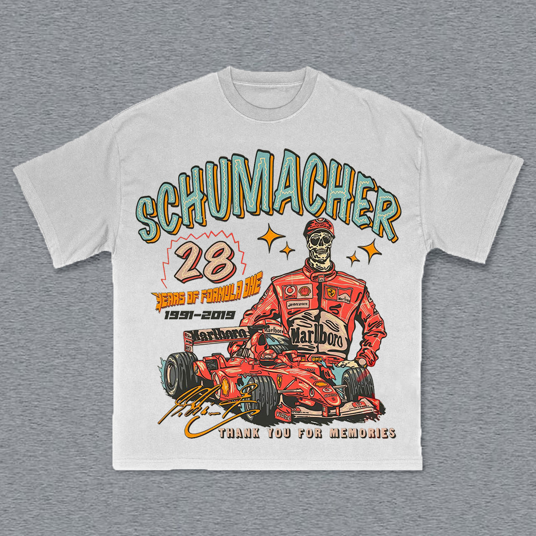 Racer No. 28 Print Short Sleeve T-Shirt