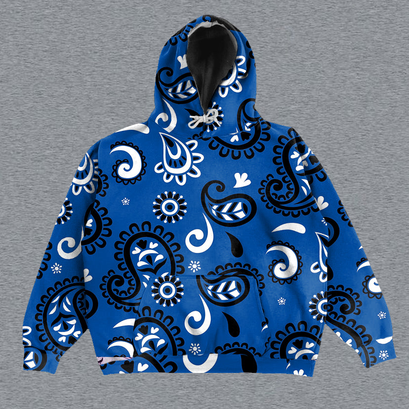 Fashion Print Long Sleeve Hoodie