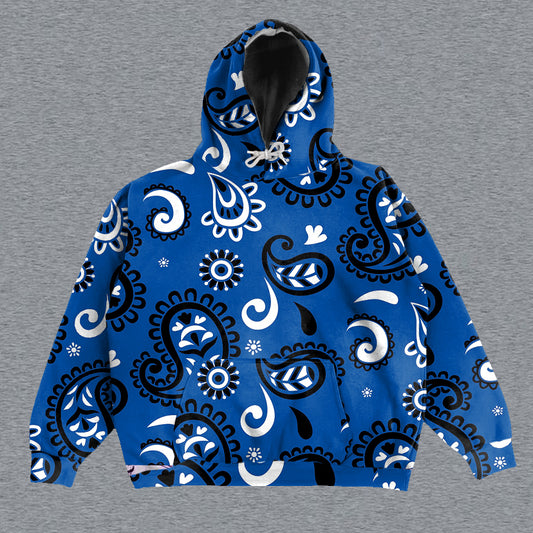 Fashion Print Long Sleeve Hoodie