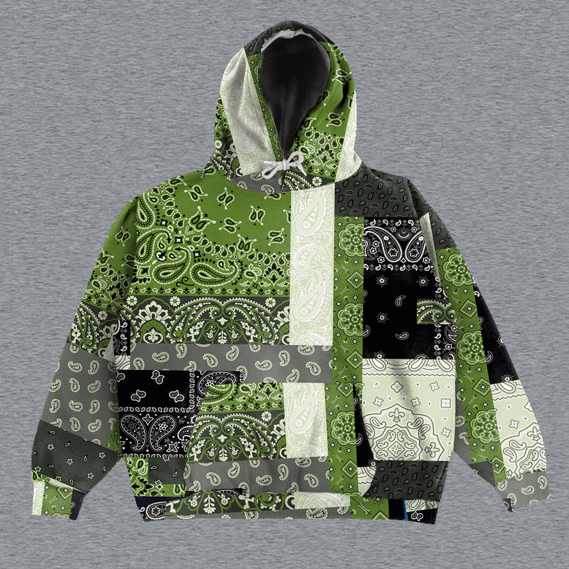 Fashion Print Long Sleeve Hoodie