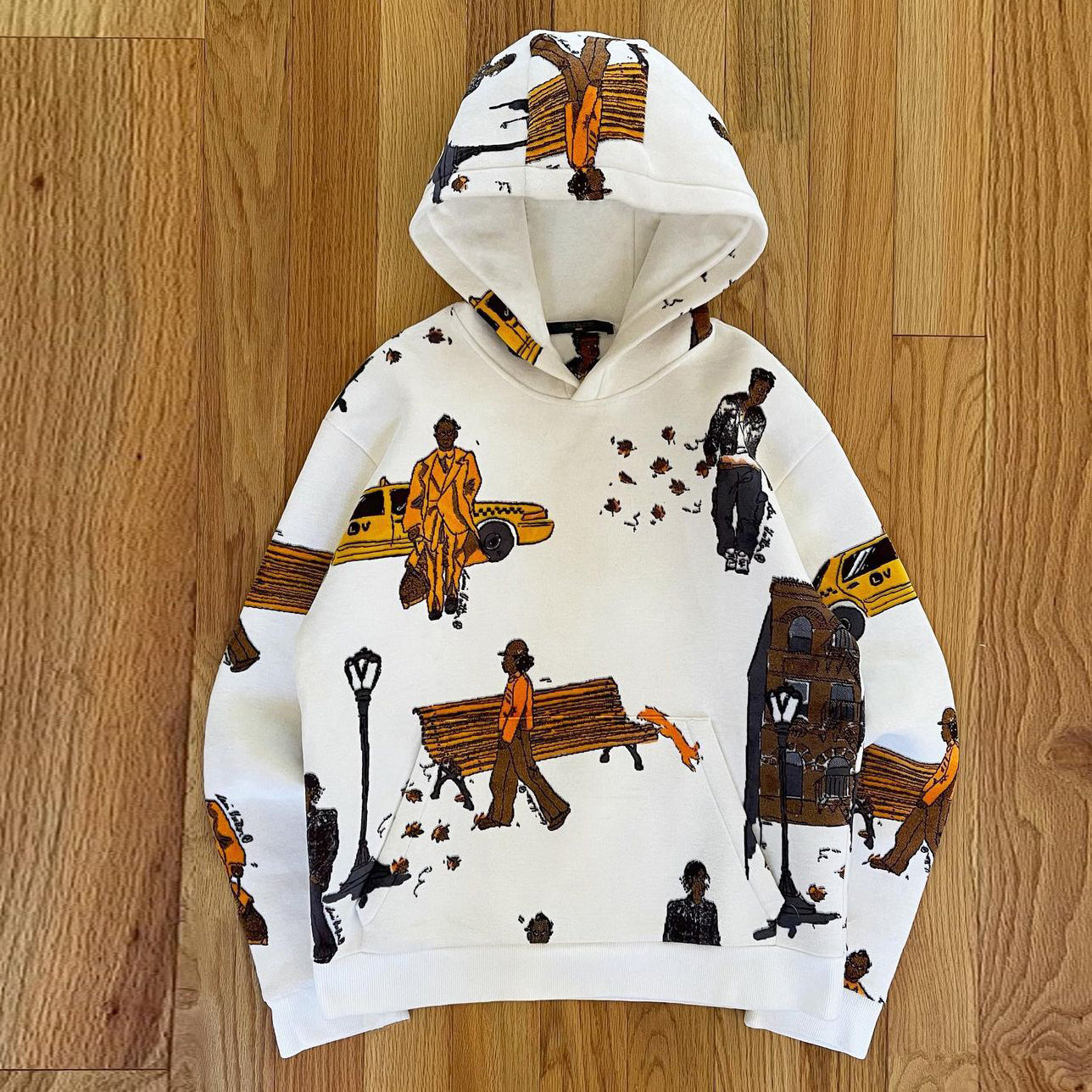 Fashion Trend Print Casual Street Hoodies