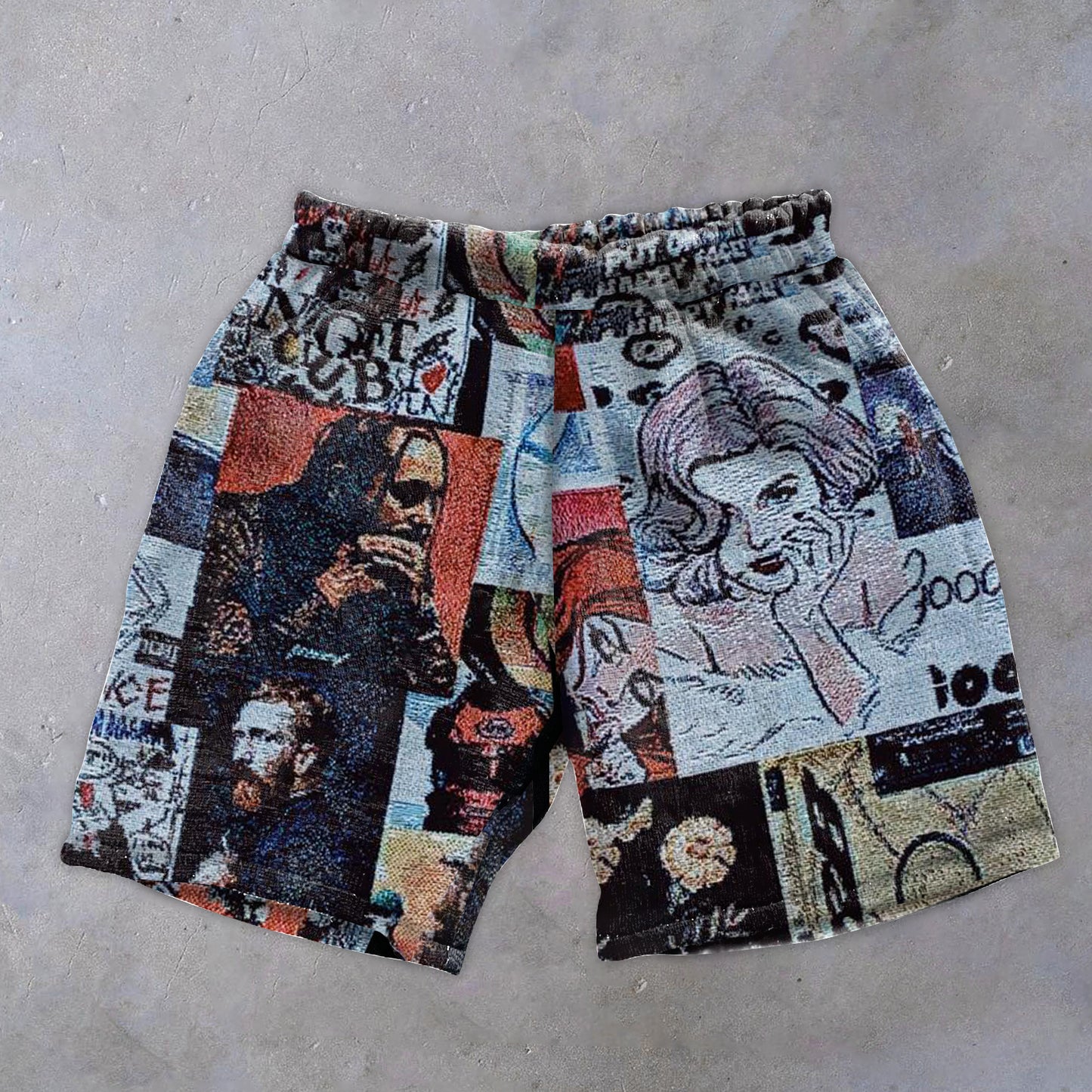 Casual Vintage Print Fashion Shorts