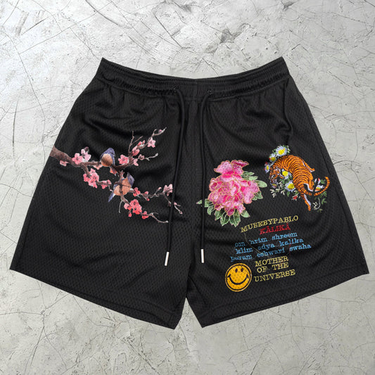 Art Fashion Pattern Street Mesh Shorts