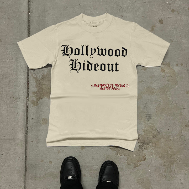 Hollywood Hideout Print T-Shirt